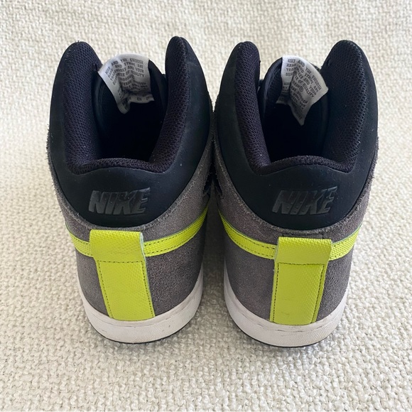 Nike Sneakers Alphaballer Mid Suede Leather Green Black Gray 487858-011 … - Picture 4 of 6